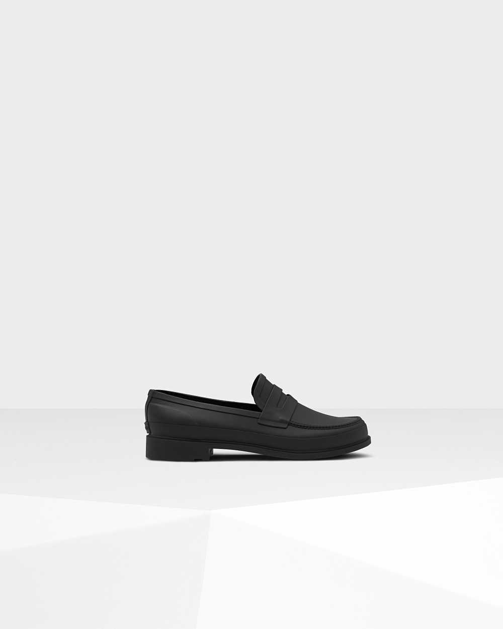 Hunter Refined Penny Loafers Sort - Hunter Loafers Herre | SYG420869